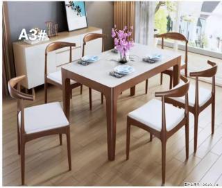 T08高级长方桌，胡桃色  1.35米带炉一桌四椅650元，现货11套。 - 巴音郭楞28生活网 bygl.28life.com